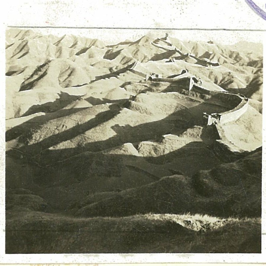 万里长城：眺望山海关方向