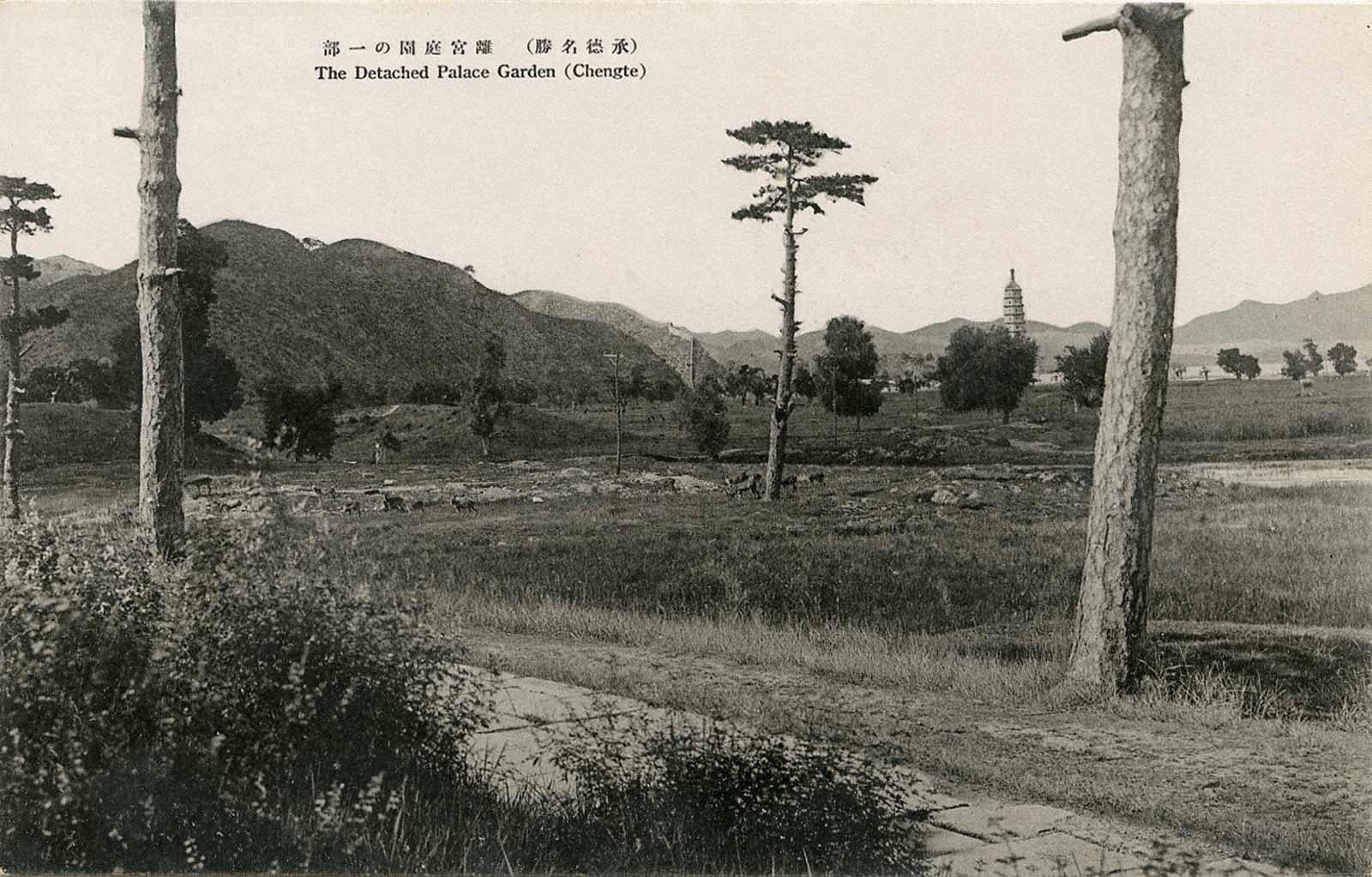 避暑山庄园林一角