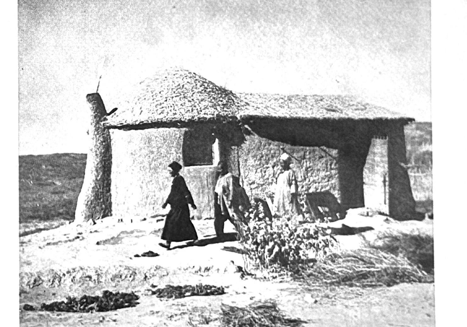 东翁牛特贝子府从蒙古包向汉人两开间住宅过渡的住房（一）