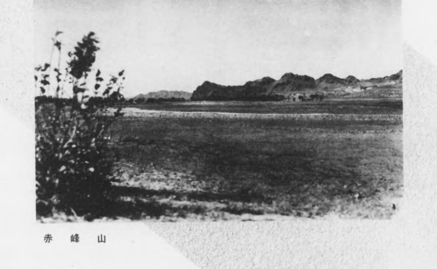 沿线田野与远山