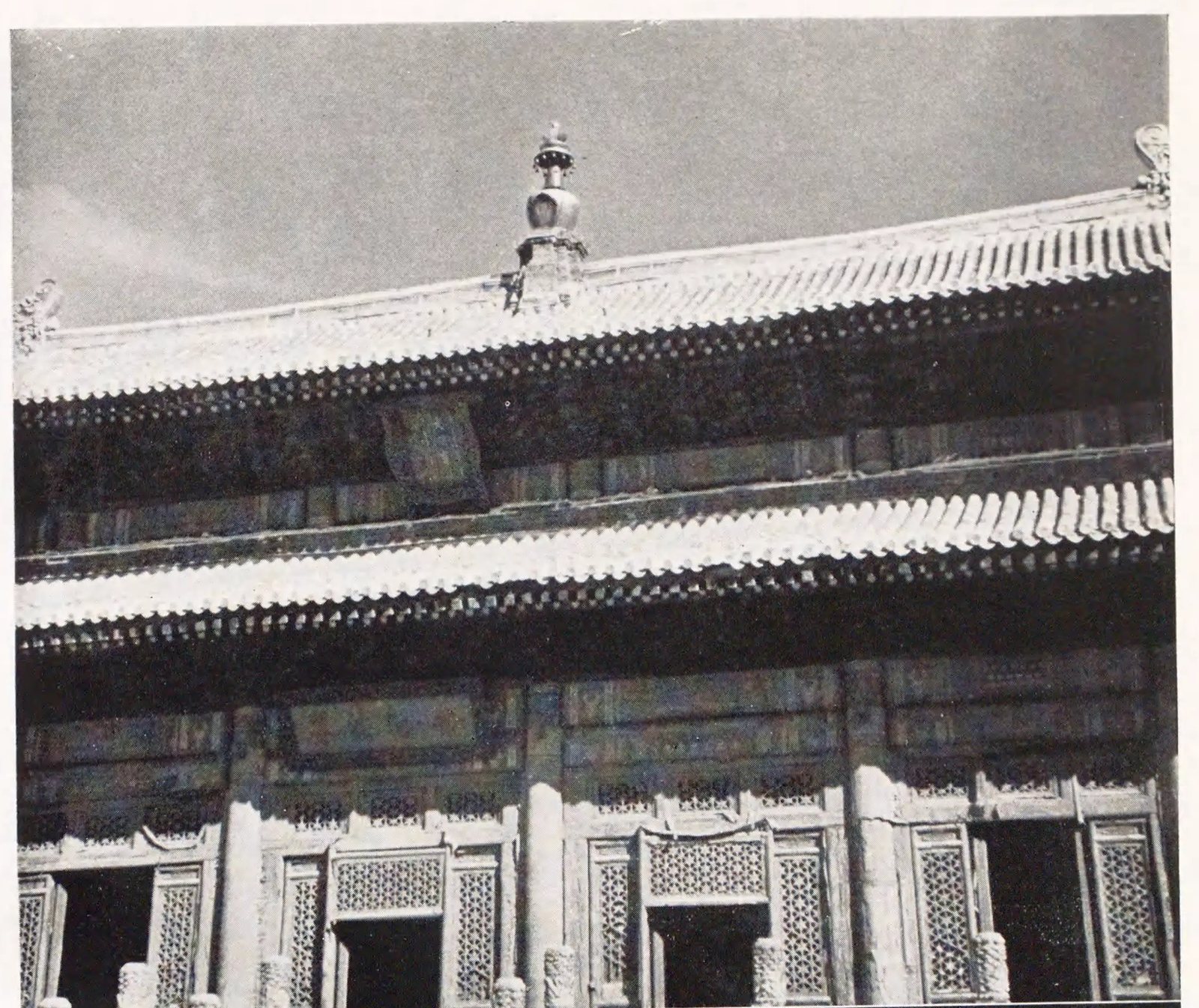 大乘阁立面与屋顶