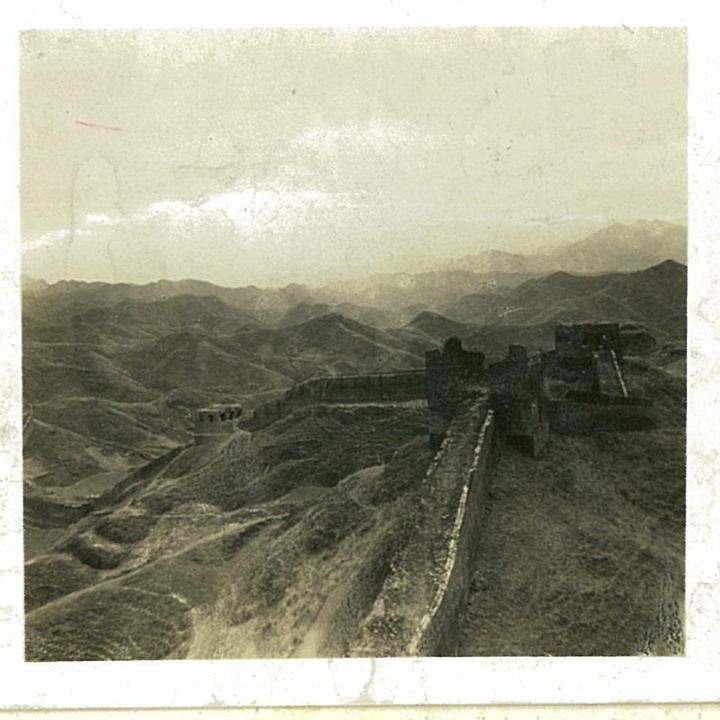 万里长城日出：1940年元旦上午八时