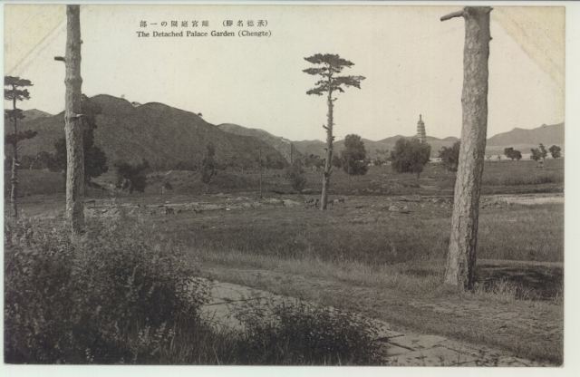 避暑山庄庭园一角