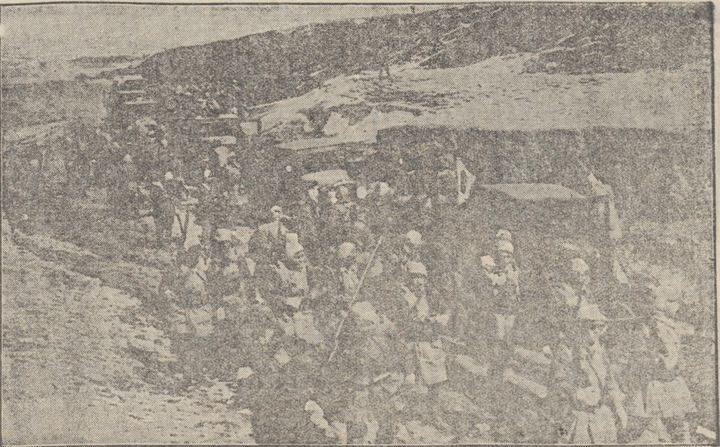 日军在热河山地推进