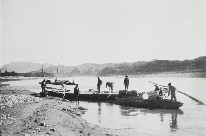 滦河洒桥渡口（Sha-ch'iao；地名译写待考）