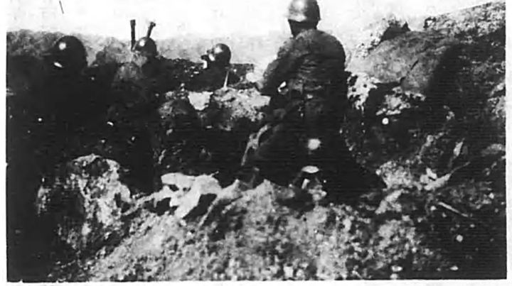 南天门西北方高地野炮兵观测所