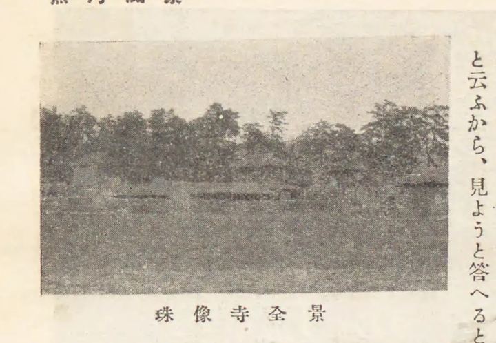 寺院林木远景