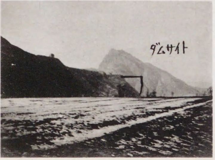 黄花川上游坝址右岸绝壁