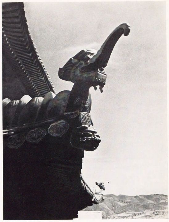 檐角走兽近景
