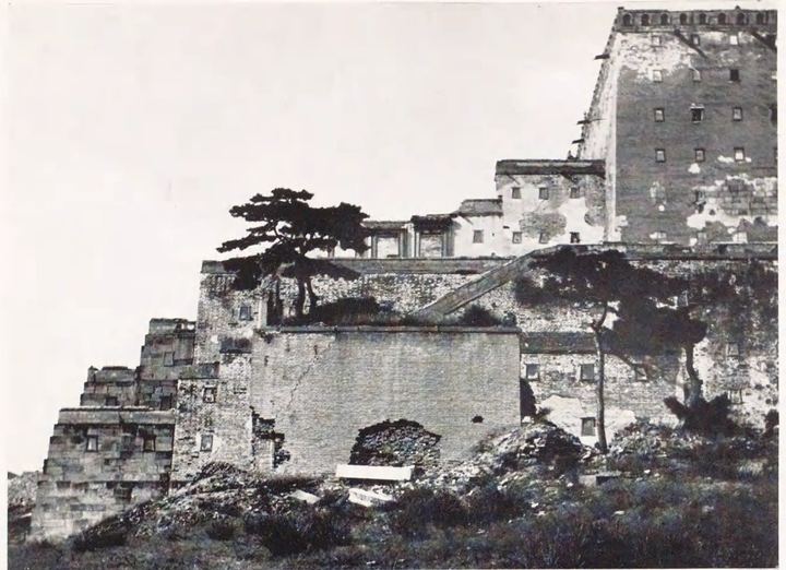 高台寺院建筑侧景