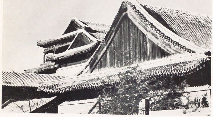 承德园林多重屋檐建筑屋顶