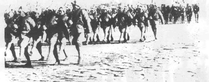 热河中国士兵开赴前线