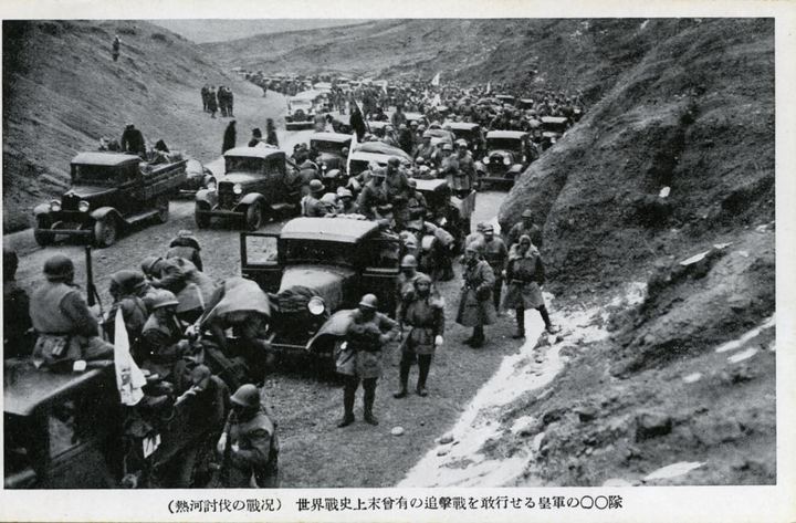 行进中的部队