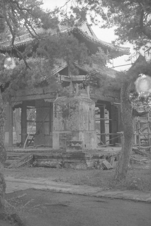 承德佛寺修缮现场