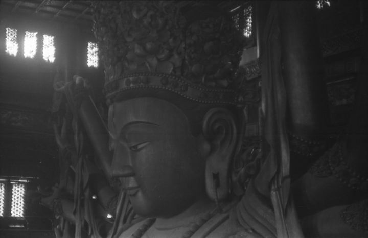 承德大佛寺主殿大佛像